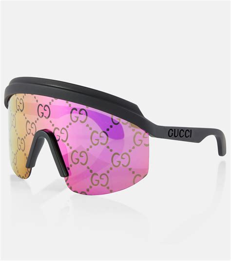 gucci pattern mask|authentic Gucci mask sunglasses.